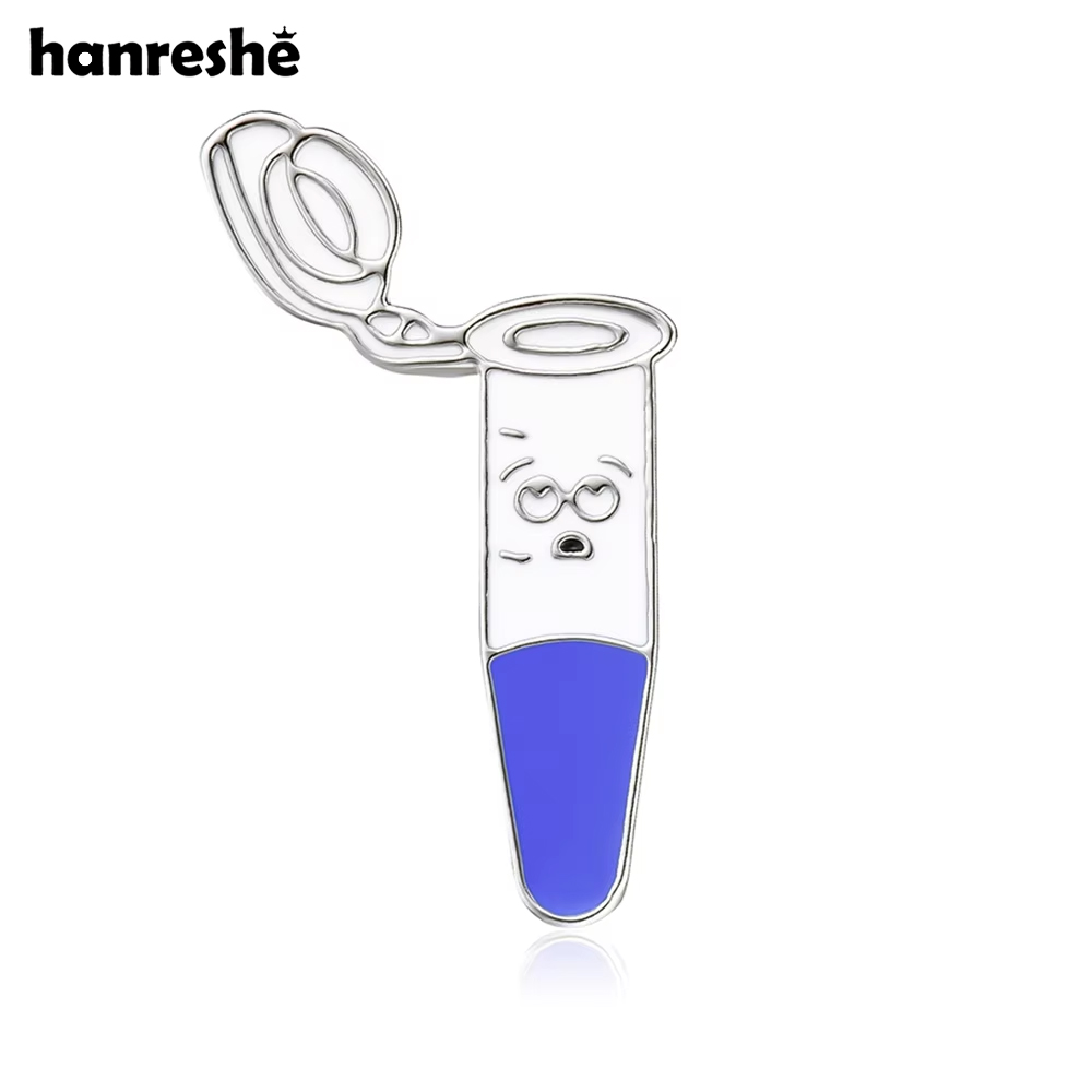 Medical Laboratory Scientist - Hanreshe Funny Test Tube Enamel Brooch
