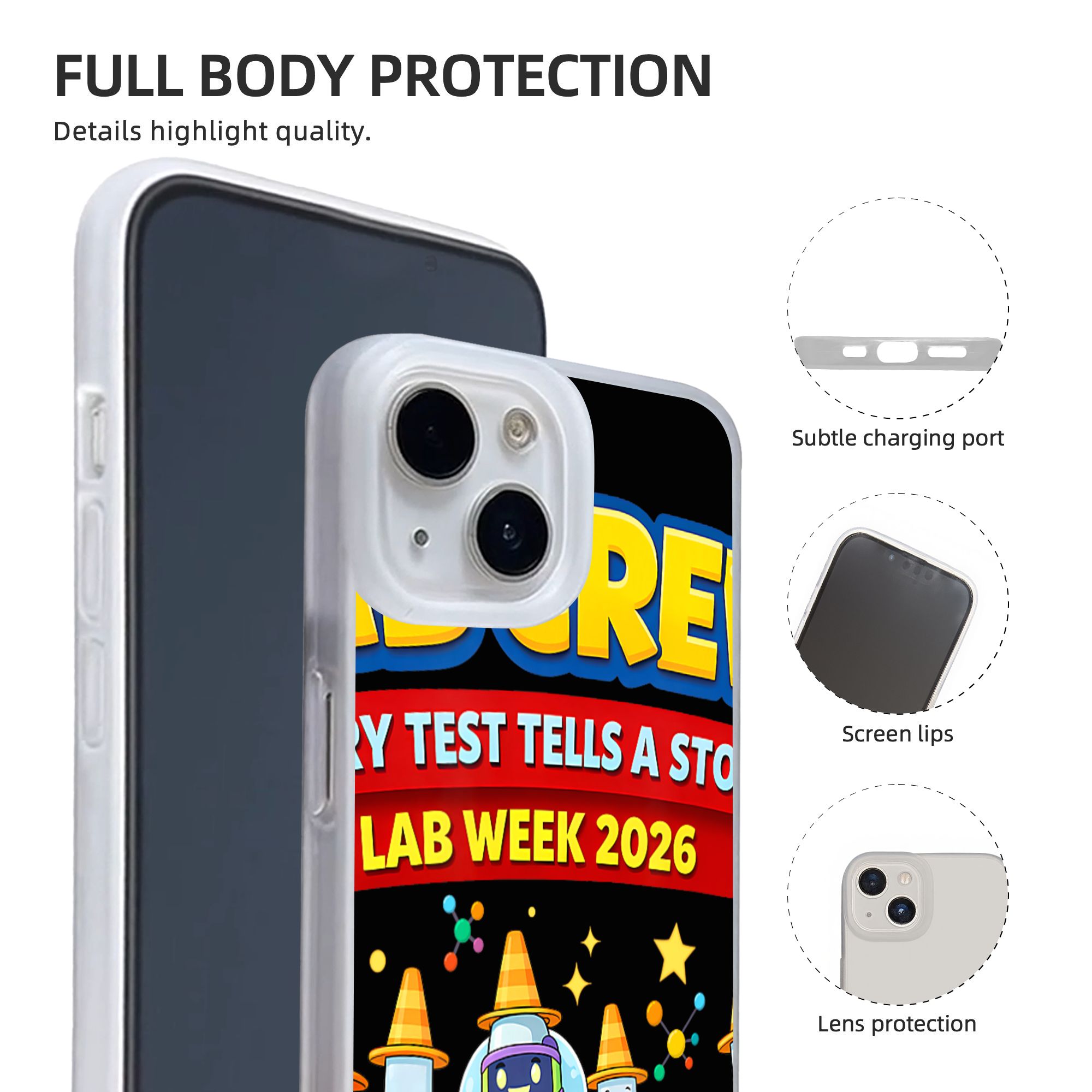 New Armor Bumper Shockproof La - Medical Laboratory Scientist reseña y precio