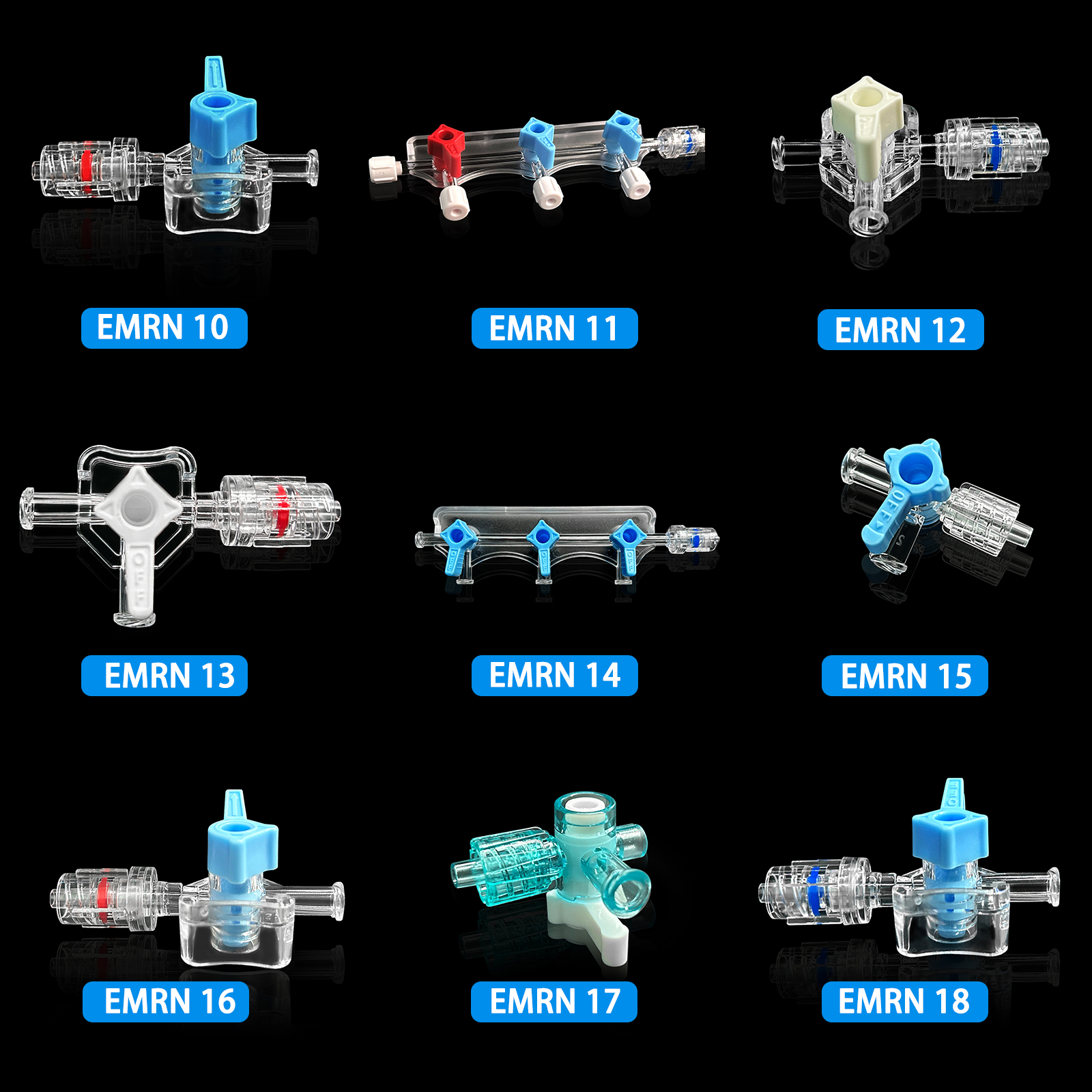 50 three-way stopcock valves,  - Medical Lab reseña y precio