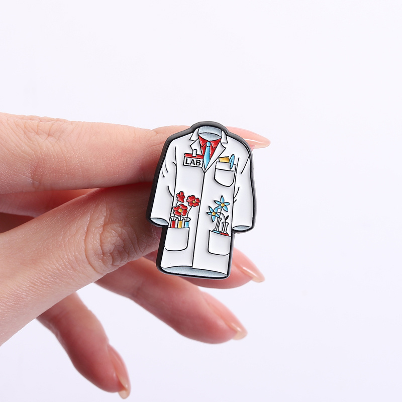 Floral Doctor Nurse Coat Ename - Medical Laboratory Scientist reseña y precio