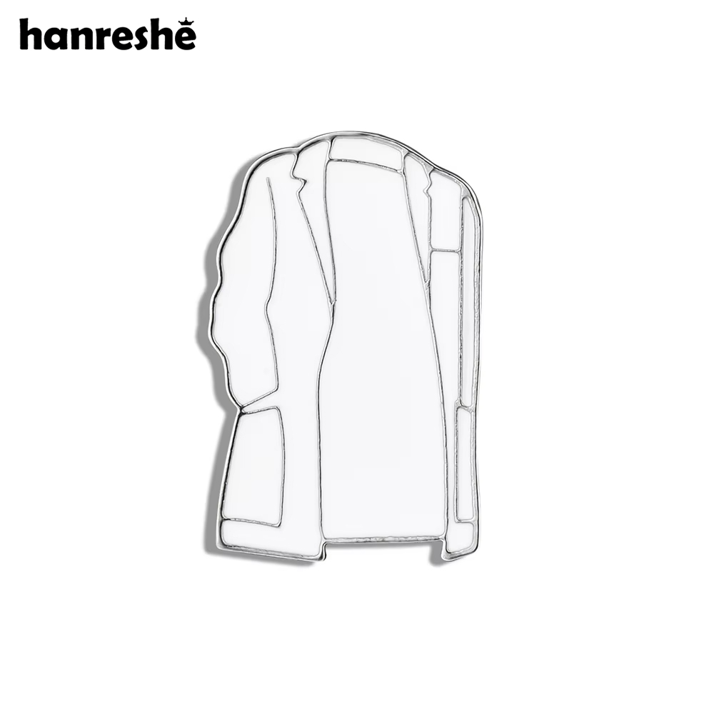 Hanreshe White Coat Enamel Bro - Medical Laboratory Scientist reseña y precio