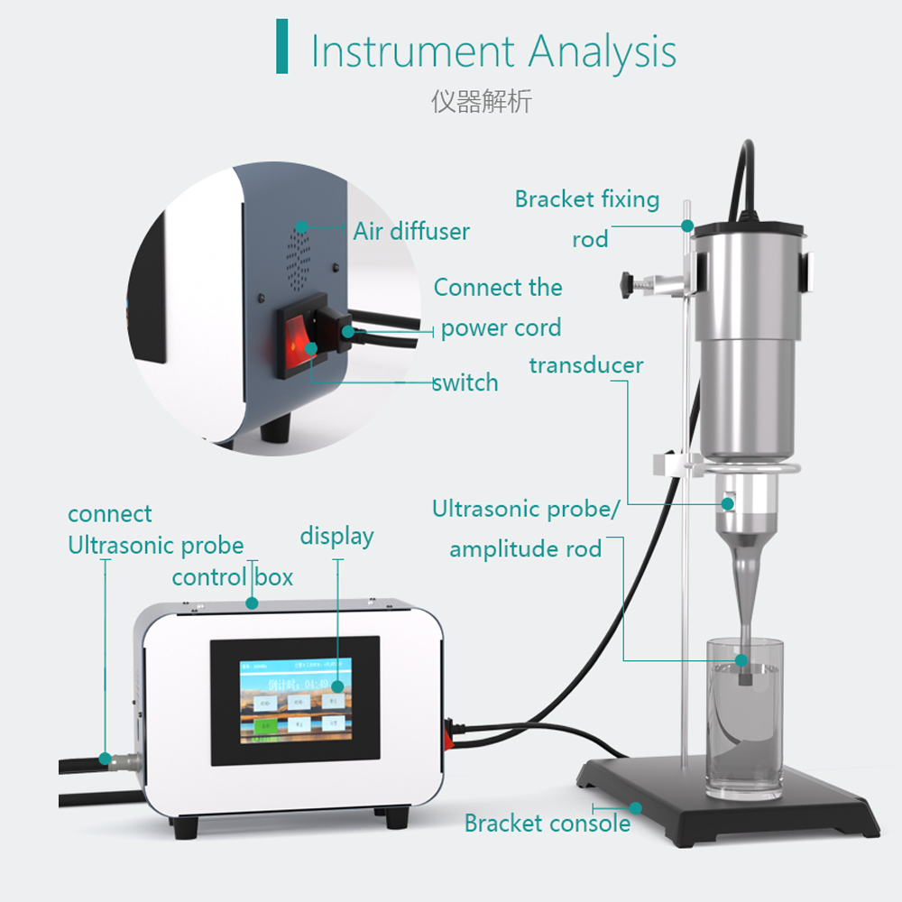 35KHz Lab Ultrasonic Emulsifie - Ultrasonic Cleaner Lab reseña y precio