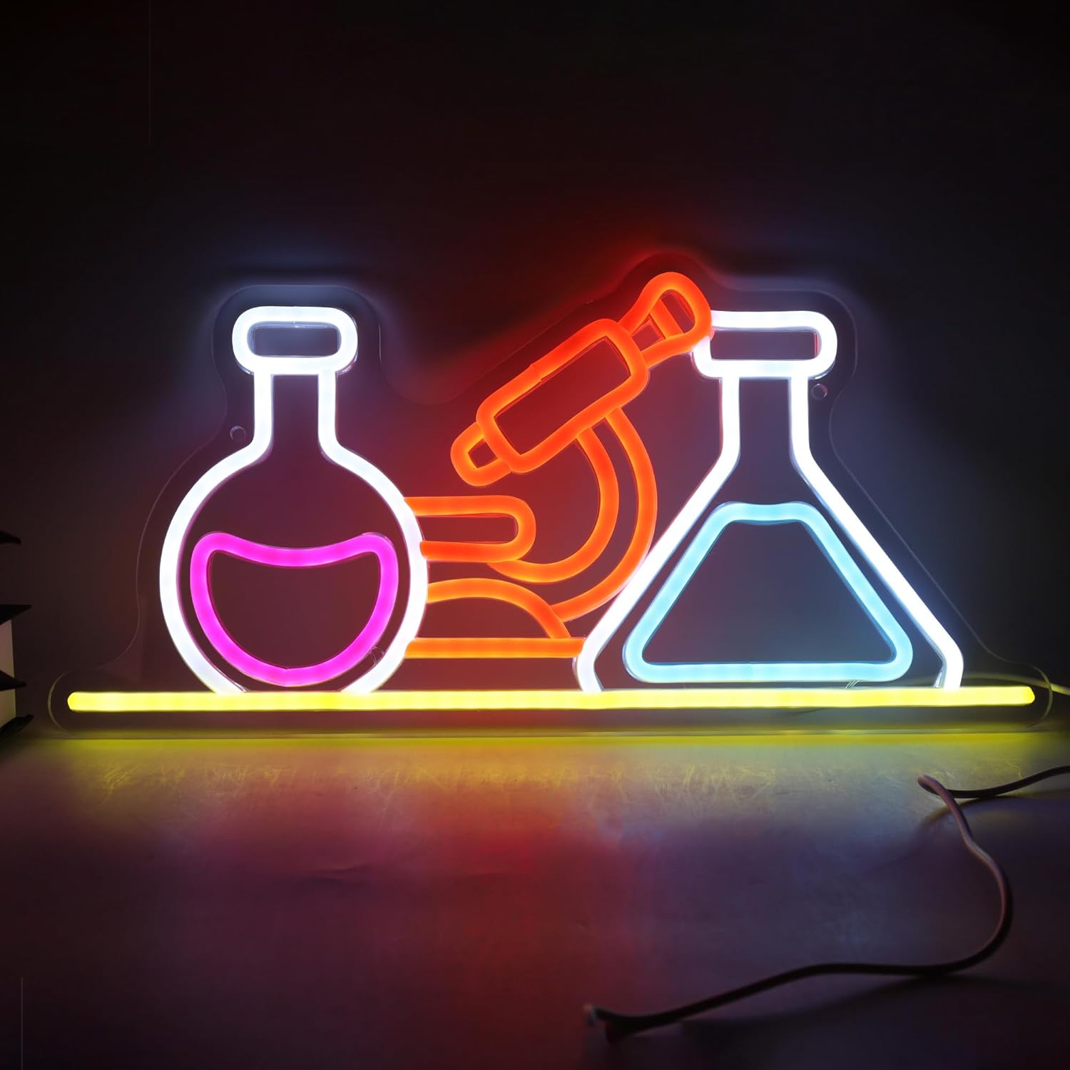 Science Laboratory Neon Sign U - Medical Lab Study reseña y precio