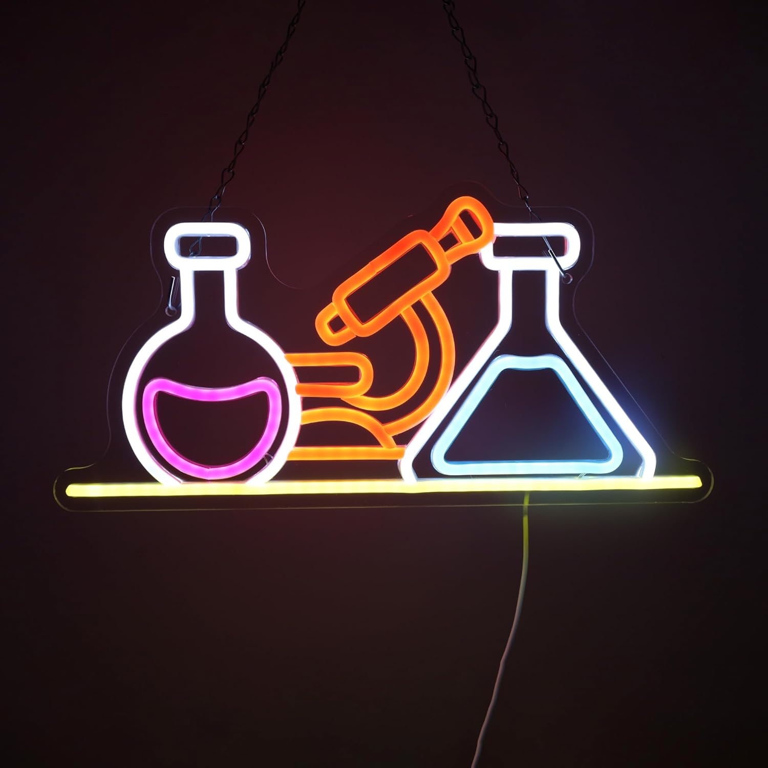 Science Laboratory Neon Sign U - Medical Lab Study reseña y precio