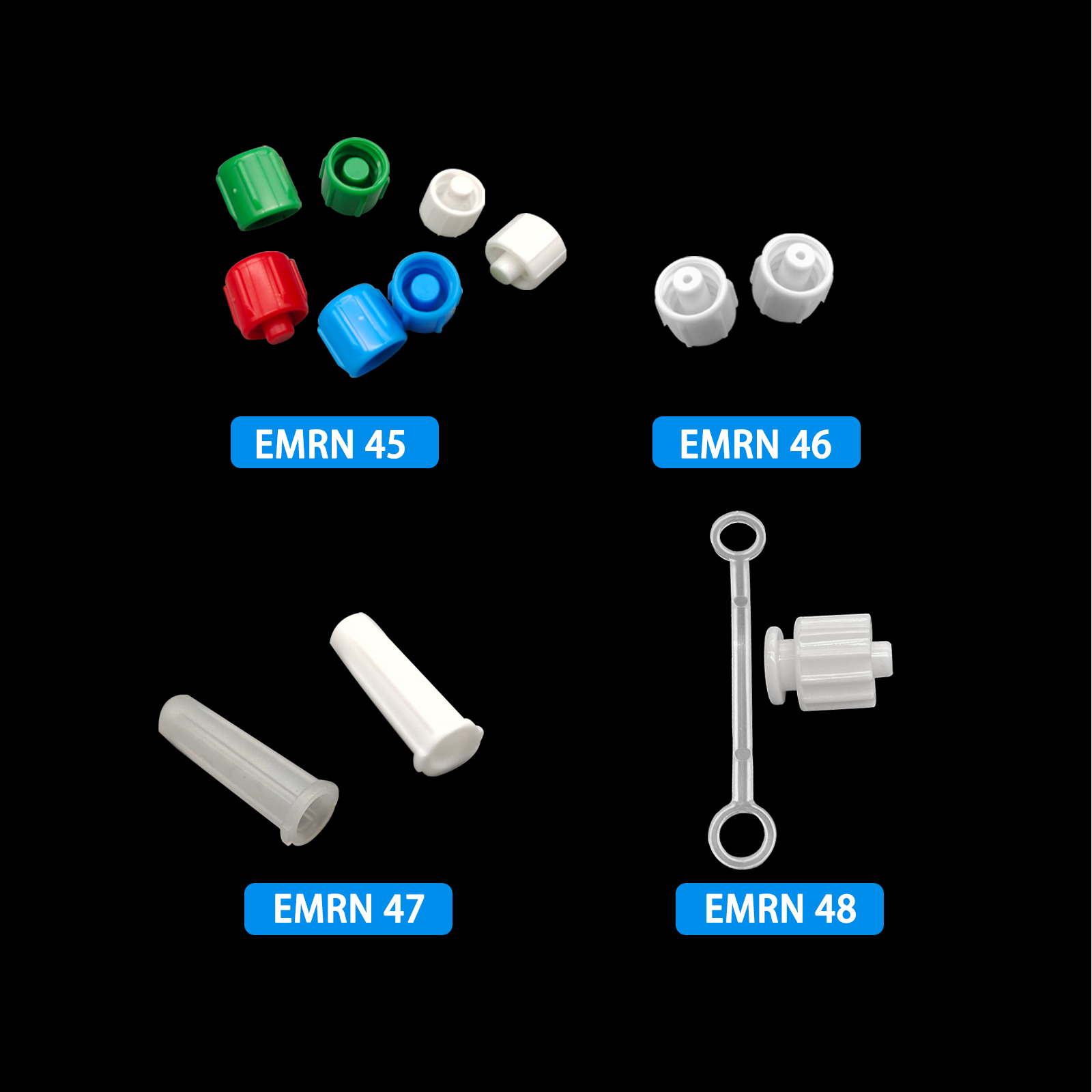 500pcs Male Luer Caps Hole for - Medical Lab reseña y precio