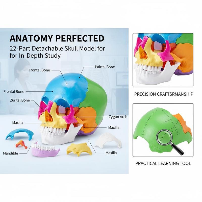 Anatomy Cranium Replica 1:1 Sc - Medical Lab Study reseña y precio